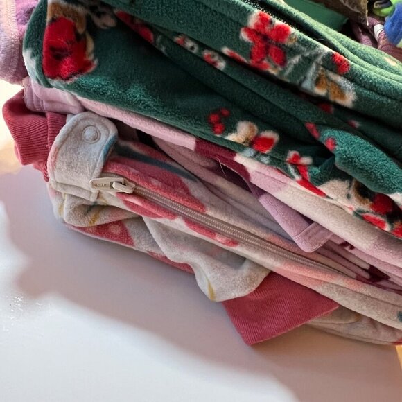 Carter's Baby Girl Bundle of Three Zipper Sleep and Play Fleece Winter F… - Picture 9 of 9